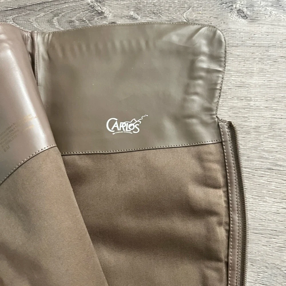 Carlos Santana Marina Neutral Taupe brown over the knee boots women’s 8.5 M